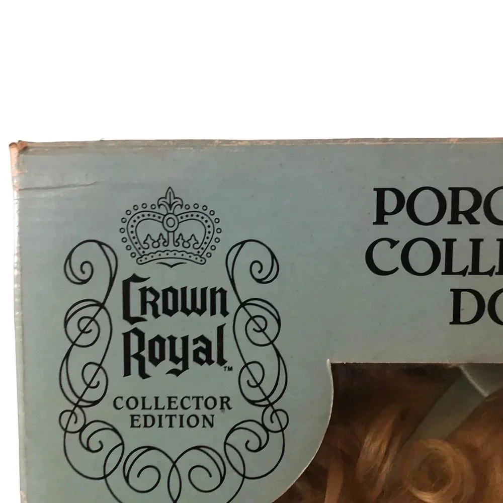 done not available 90s Crown Royal Porcelain Collector Doll Blonde Dynasty Doll